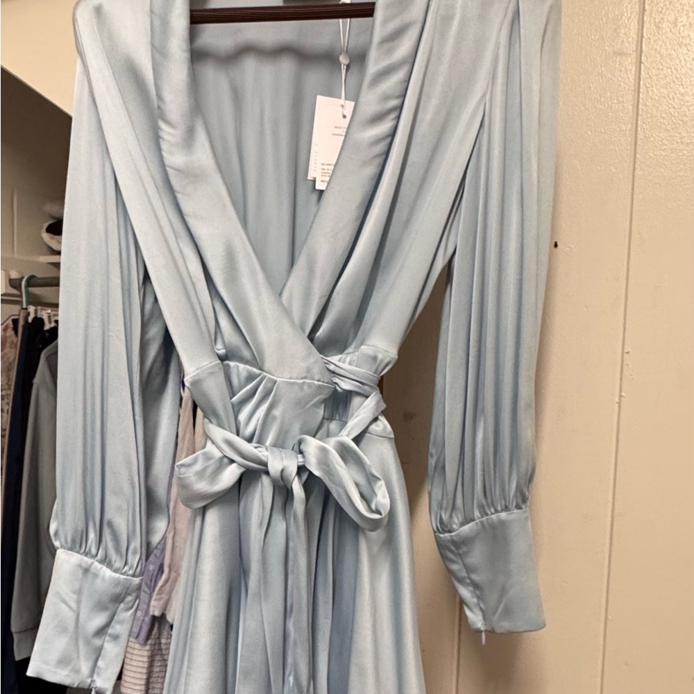 Zimmermann Women's Light Blue silk dress